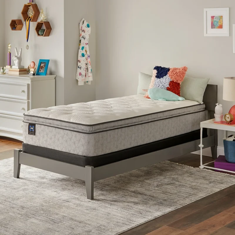 Sealy Essentials Oak Street 13" Plush Pillow Top Innerspring Twin Size Mattress