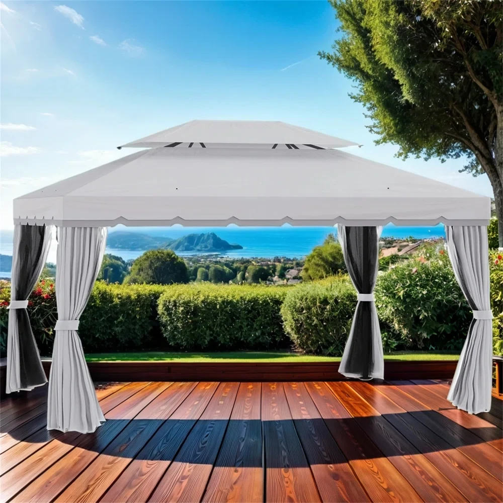 Tonwin 13 Ft. W x 10 Ft. D Steel Gazebo