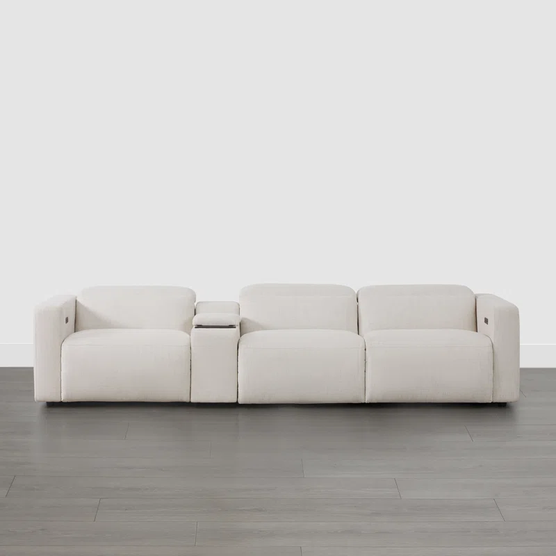 130'' Wide Upholstered Reclining Sofa