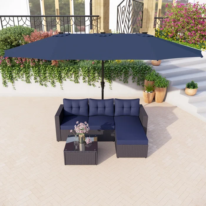 Alyah 3 - Person Outdoor Seating Group with Cushions