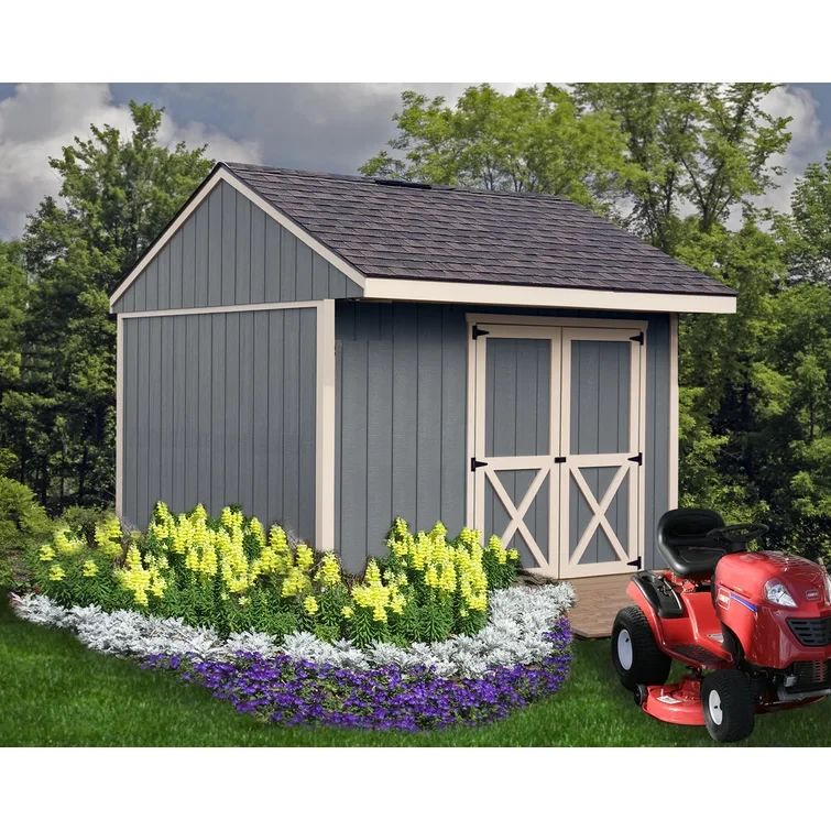 Northwood 10 ft. W x 10 ft. D Solid Wood Storage Shed