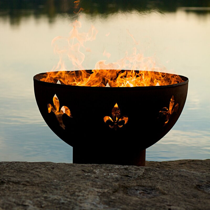 Fleur De Lis Fire Pit