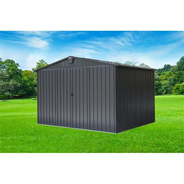 8 ft. W x 6 ft. D Metal Storage Shed