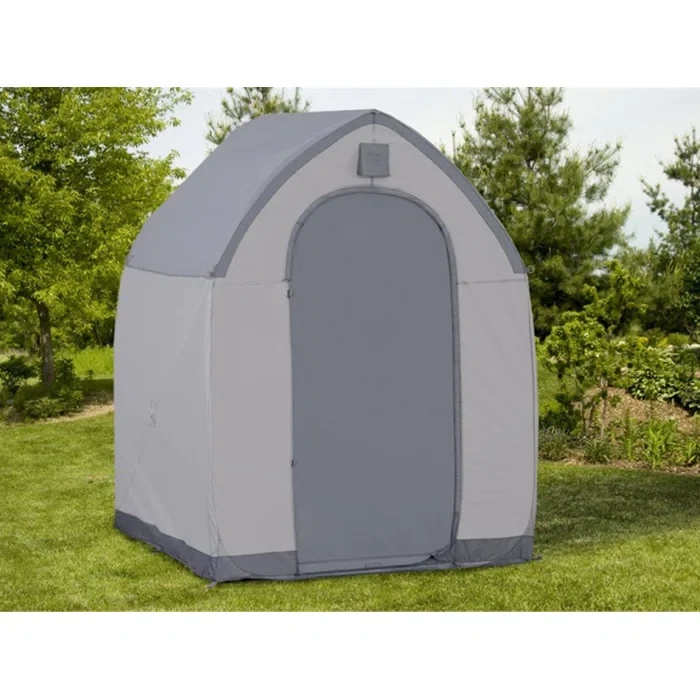 5 ft. W x 5 ft. D Polypropylene Plastic Portable Storage Shed