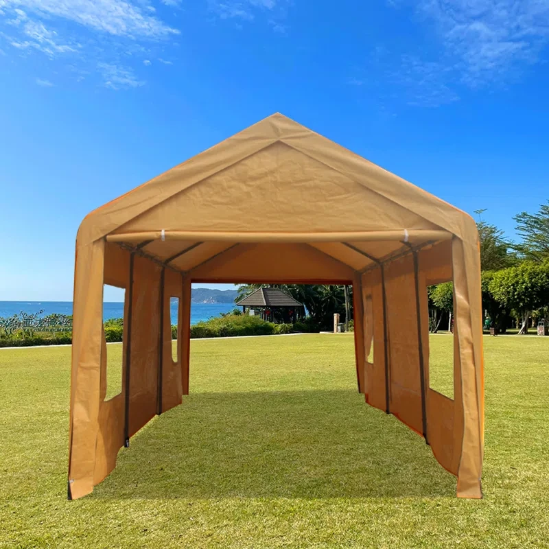 10x20ft Multi-purpose Heavy Duty Gazebo Carport, Outdoor Canopies,waterproof Outdoor Canopy For Vehicles And Events