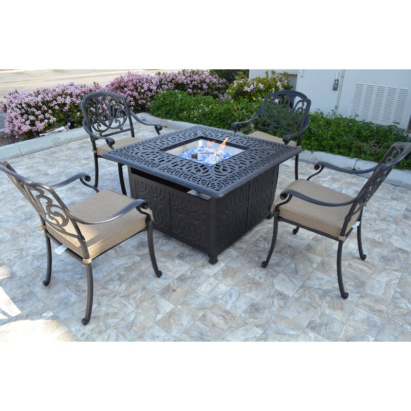 Allene 4 - Person Outdoor Seating Group with Cushions