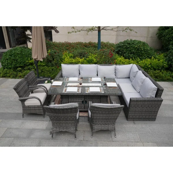 Siterra 5 - Person Outdoor Seating Group with Cushions