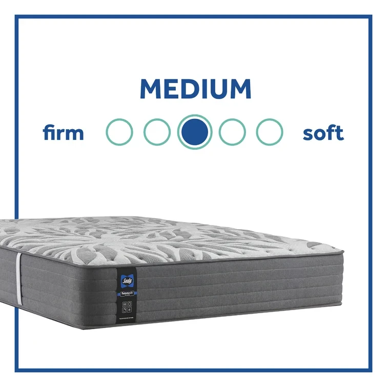 Sealy Posturepedic Plus 13" Medium Tight Top Innerspring Full Mattress and Box Spring