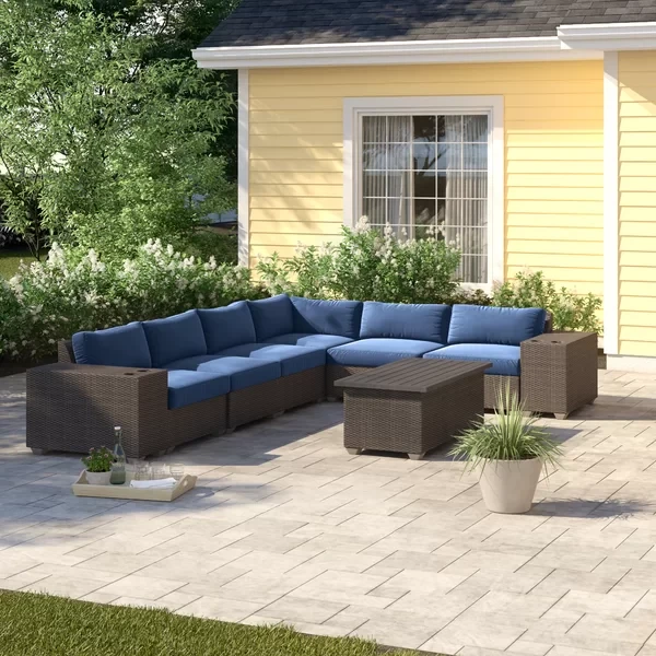 Anastase 5 - Person Outdoor Seating Group with Cushions