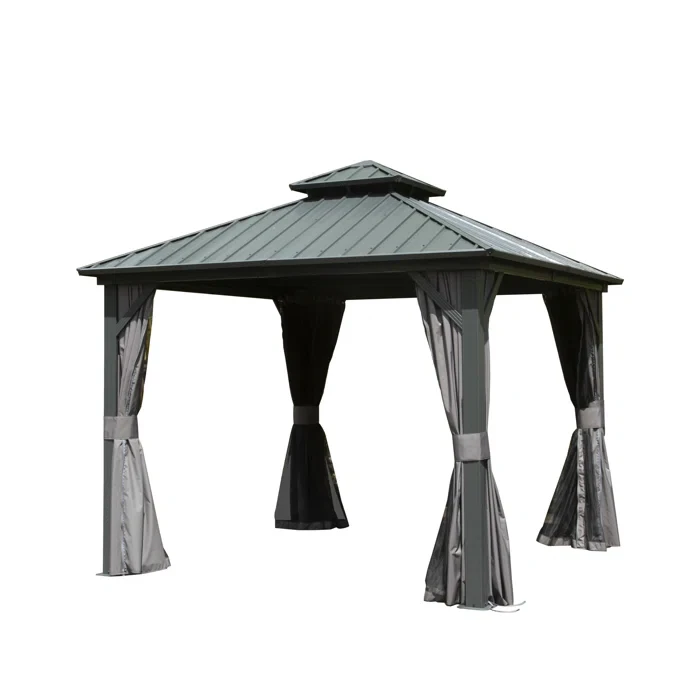 Sharome 10 Ft. W x 10 Ft. D Aluminium Patio Gazebo