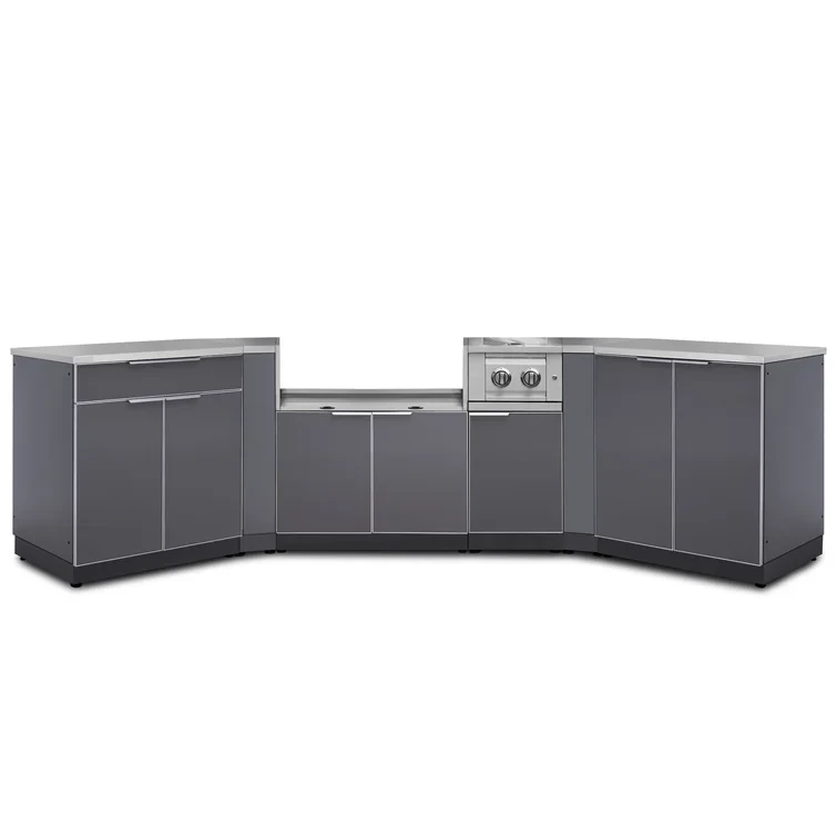 161" 4-Piece Modular Outdoor Kitchen