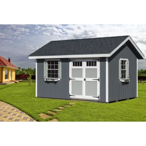 Heritage 14 ft. W x 10 ft. D Wooden Horizontal Storage Shed