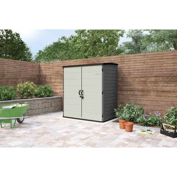 Suncast Resin 70.5 in. W x 44.25 in. D Extra Large Vertical Shed