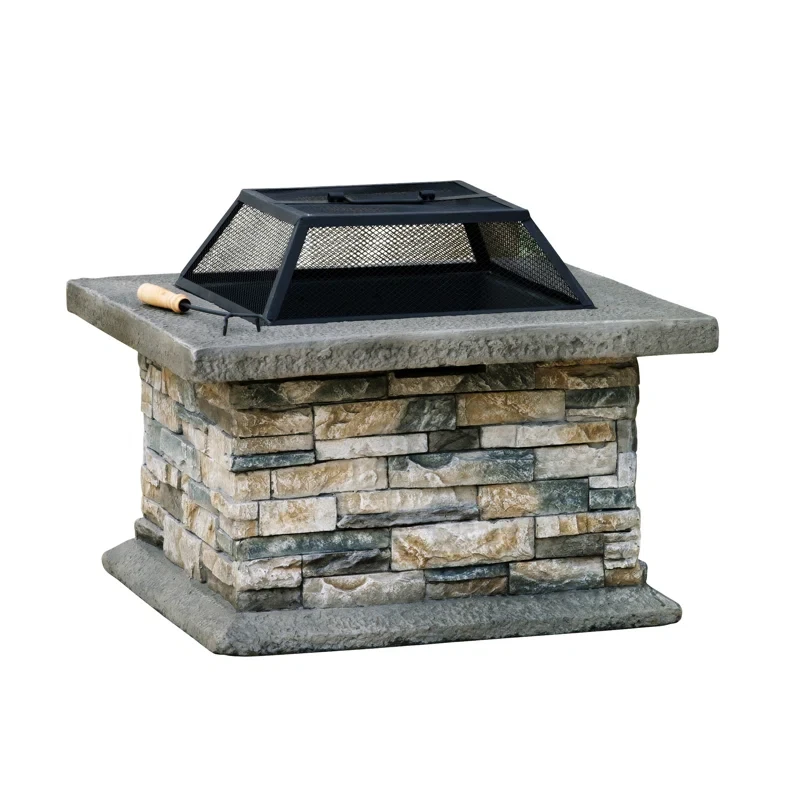 28" SQUARE MGO FIRE PIT