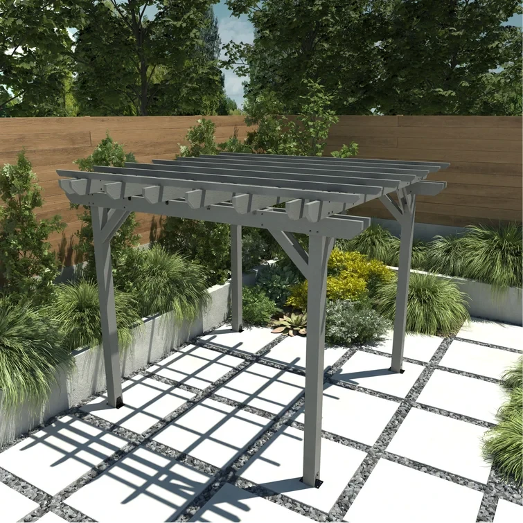 10 ft. W x 10 ft. D Ridgecrest Plastic Pergola