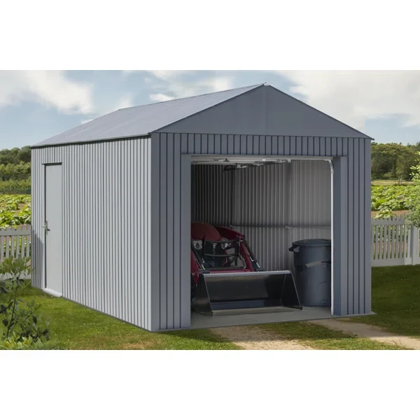 120" H x 144" W x 180" D Everest Metal Garage Shed