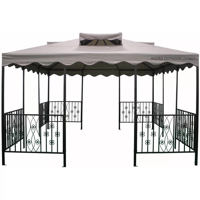 Vignola 15 Ft. W x 15 Ft. D Steel Patio Gazebo