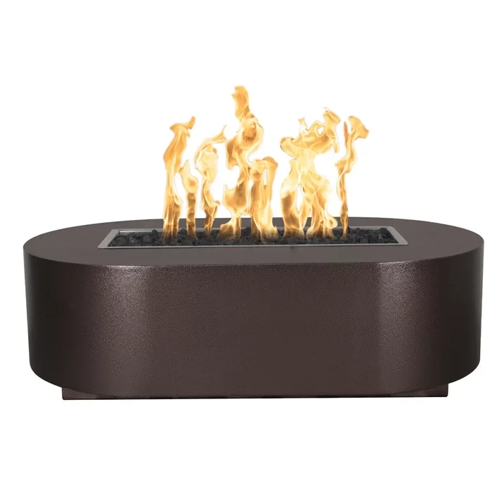 Bispo Steel Fire Pit  15" H x 84" W x 28" D