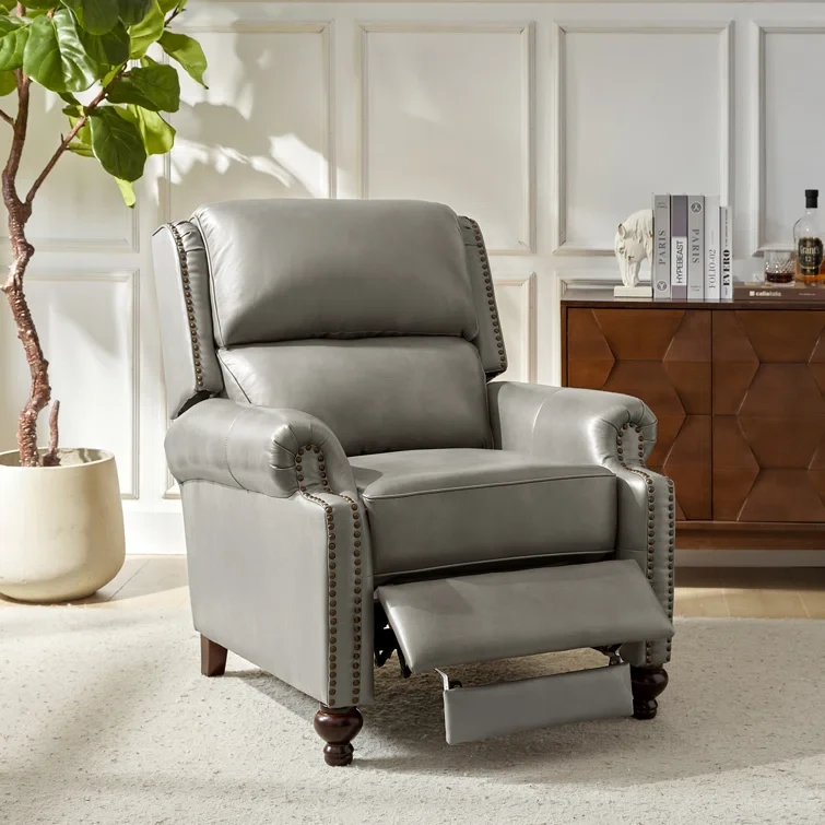 Adeesa Genuine Leather Recliner