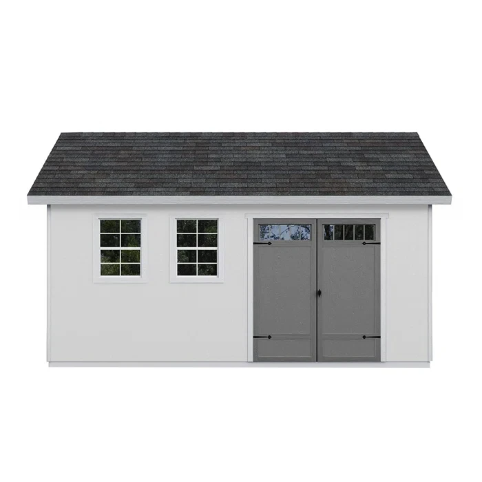 Scarsdale 10 ft. W x 16 ft. D Wood Storage Shed With Floor