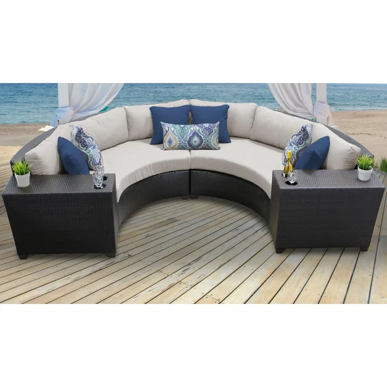 Larrissa 4 - Person Outdoor Seating Group with Cushions