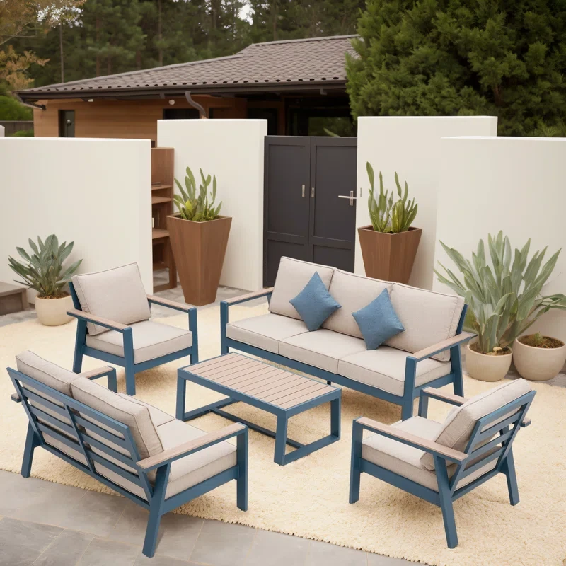 Kerstein 7 piece outdoor patio seating group