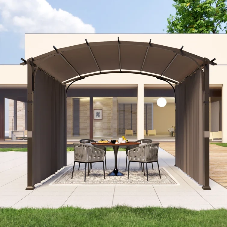 11 Ft. W x 11 Ft. D Pergola with Canopy