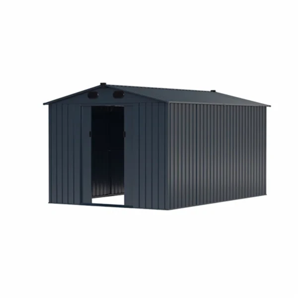 Outdoor 12 ft. W x 8 in. D Metal Storage Shed