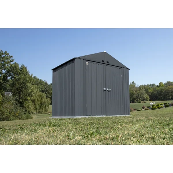 Elite 8.5 ft W x 6 ft D Metal Storage Shed