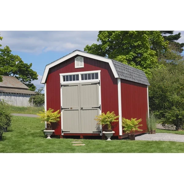 127" H x 120" W x 120" D Colonial Bury Gambrel Barn