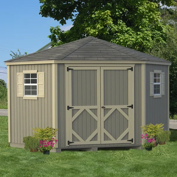 10' W x 10' D Classic 5 Corner Shed