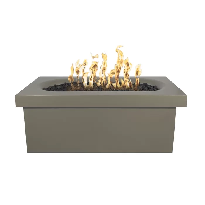 Ramona 24" H x 60" W Concrete Outdoor Fire Pit Table