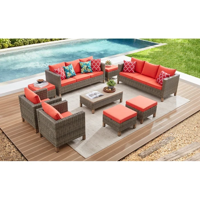 Duponta 12 - Person Outdoor Seating Group with Cushions