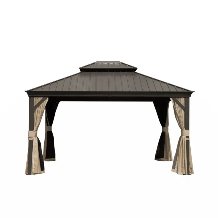 12 ft. x 10 ft Aluminum Patio Gazebo