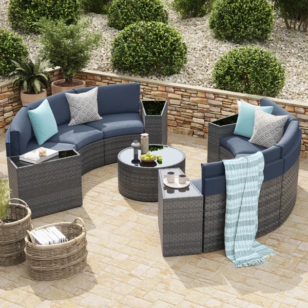 6 - Person Outdoor Seating Group with Cushions