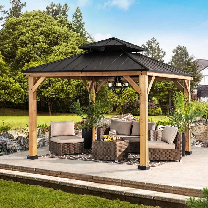 Tenafly 11 Ft. W x 11 Ft. D Cedar Patio Gazebo