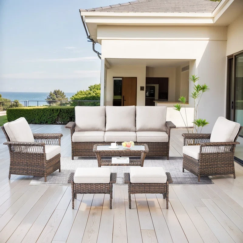 Hemi 5 - Person Outdoor Seating Group with Cushions