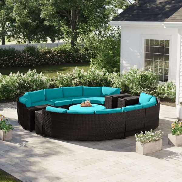 Anastase 10 - Person Outdoor Seating Group with Cushions