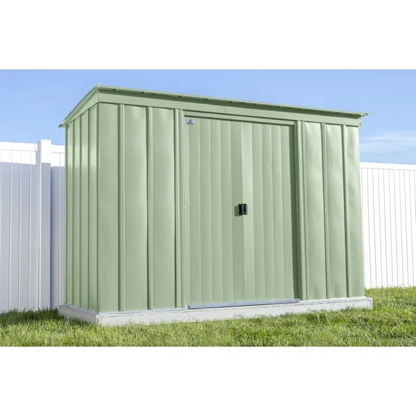 10 ft. W x 4 ft. D Arrow Metal Storage Shed