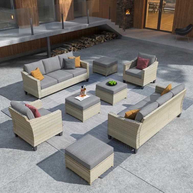 Sarpsborg 12 - Person Outdoor Seating Group with Cushions