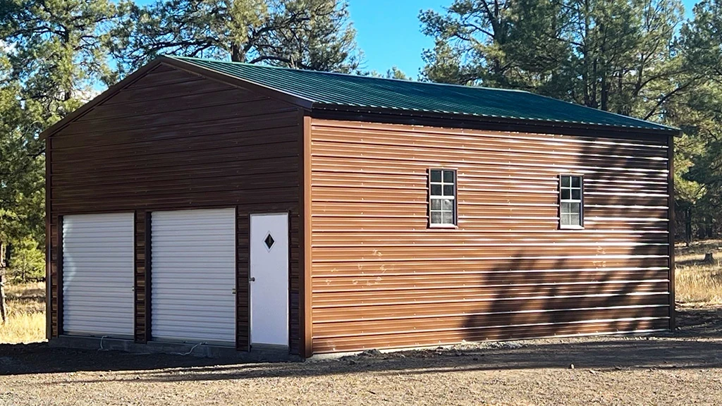 Metal Garage 20'x30' Garage With Lean to