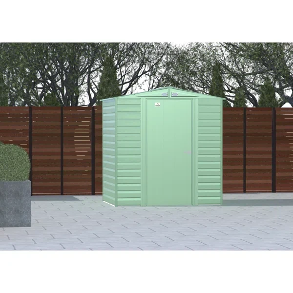 6 ft. W x 7 ft. D Metal Storage Shed