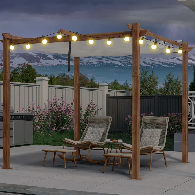 10 Ft. W x 10 Ft. D Aluminum Pergola