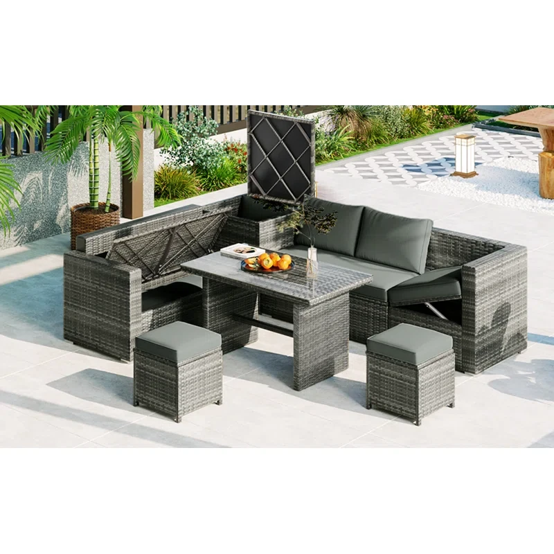 Krisopher 7 - Person Outdoor Seating Group