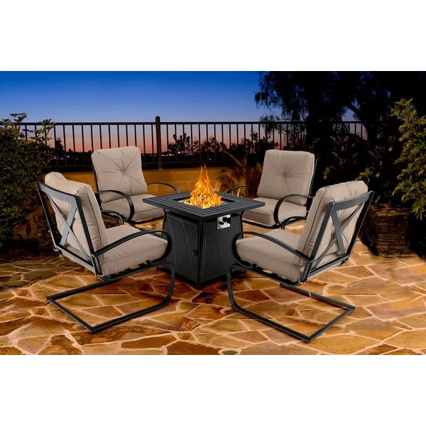 Alyah 4 - Person Outdoor Seating Group with Cushions