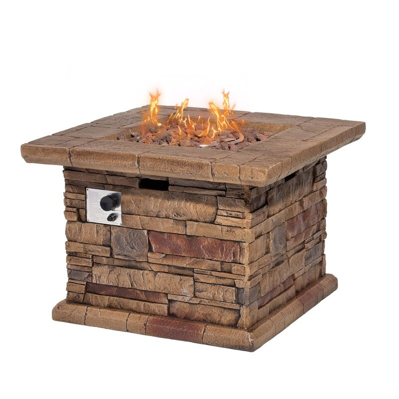 Concrete Propane Fire Pit Table