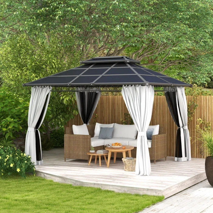 12 Ft. W x 10 Ft. D Patio Gazebo