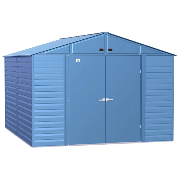 10 ft. W x 12 ft. D Metal Storage Shed