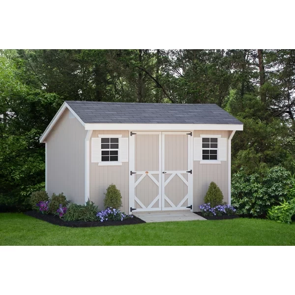 102" H x 96" W x 168" D Classic Saltbox Storage Shed