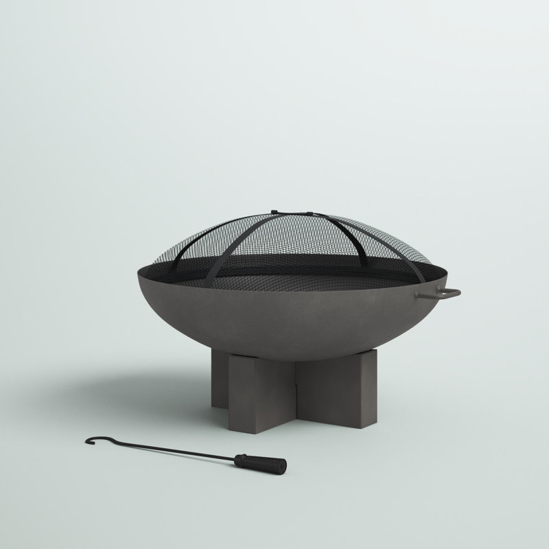 Kiyaan Steel Wood-Burning Fire Pit